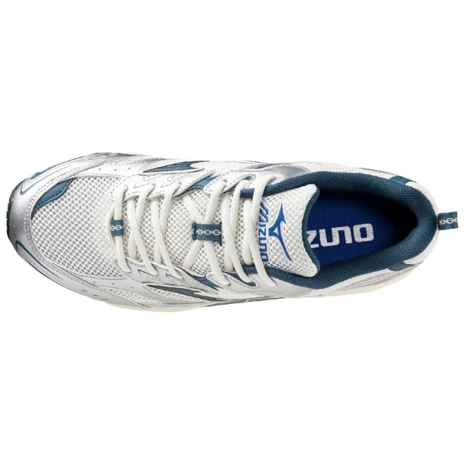 Mizuno Slip Resistant Abrasion Resistant Low top Casual Running Shoes Unisex Silver Blue