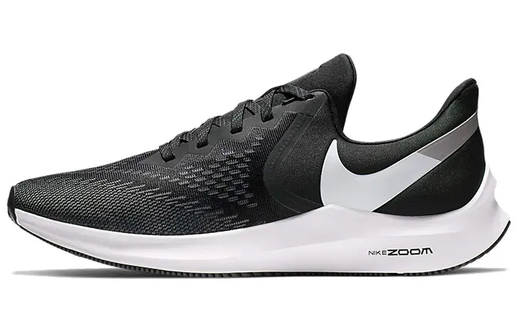 Nike Zoom Winflo 6 Black White Dark Grey