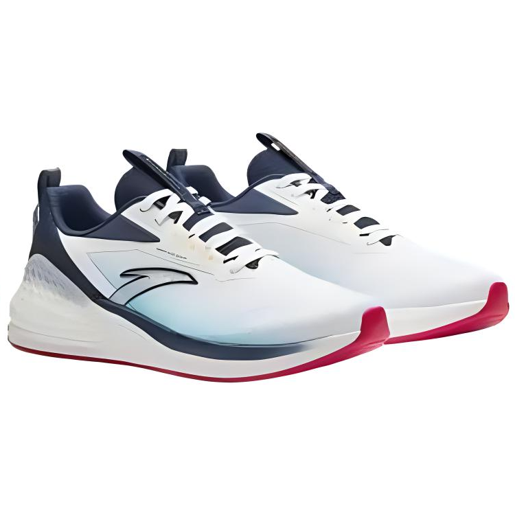 Anta C37+ Fabric Cushioning Breathable Lightweight Low top Rubber Outsole Casual Long Distance Running Shoes