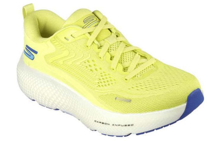 Skechers Go Run Max Road 6 Mesh Abrasion Resistant Breathable Low top Casual Running Shoes Men’s Yellow