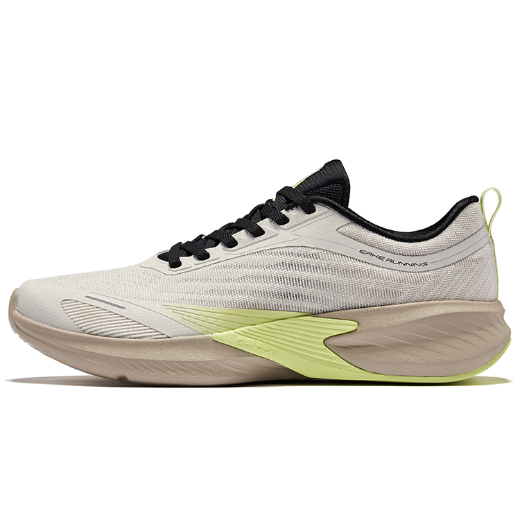 Erke Fabric Cushioning Breathable Low top City Commuting Running Shoes Men’s Wild Gray Wheat Seedling Green