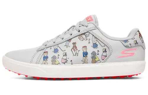 Skechers Go Golf Drive 4 Low top Golf Shoes Women's White Red