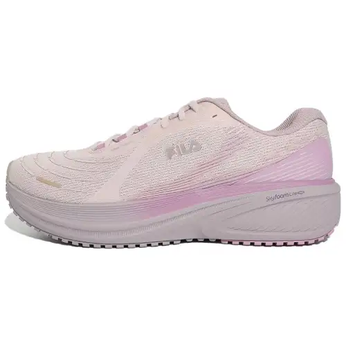FILA Float Cushioning Breathable Low top Running Shoes Women's Pink
