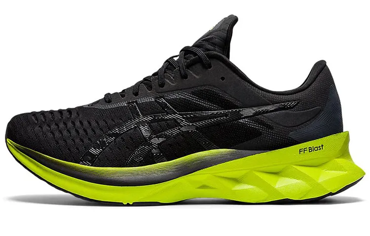 ASICS Novablast 'Black Lime Zest'