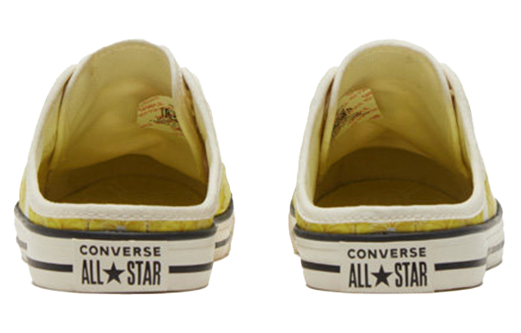 Женские шлепанцы Converse Chuck Taylor All Star (бледно-желтые) — фото 5