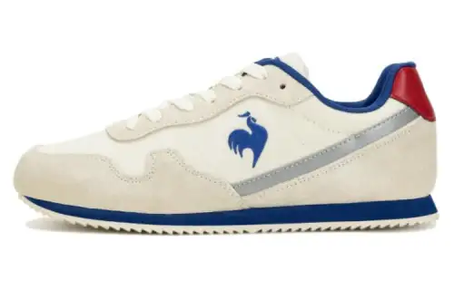 Le Coq Sportif Breathable And Lightweight Low top Casual Shoes Unisex Ecru