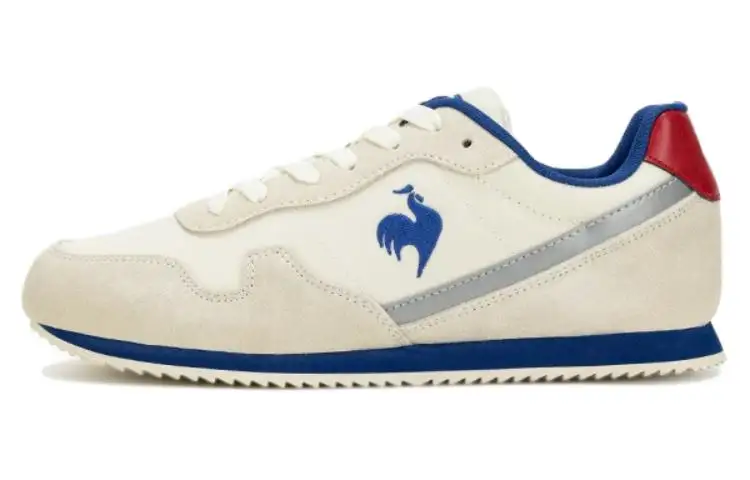 Le Coq Sportif Breathable And Lightweight Low top Casual Shoes Unisex Ecru