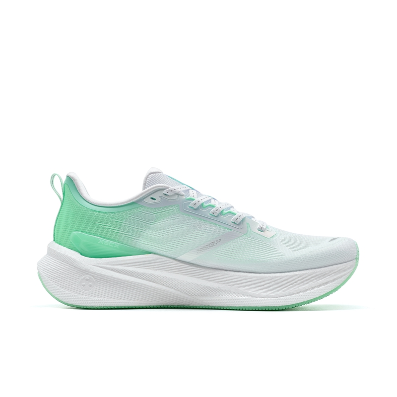 XTEP 2000km 3.0 Running Shoes Women’s Low Top New White/Light Neon Turquoise