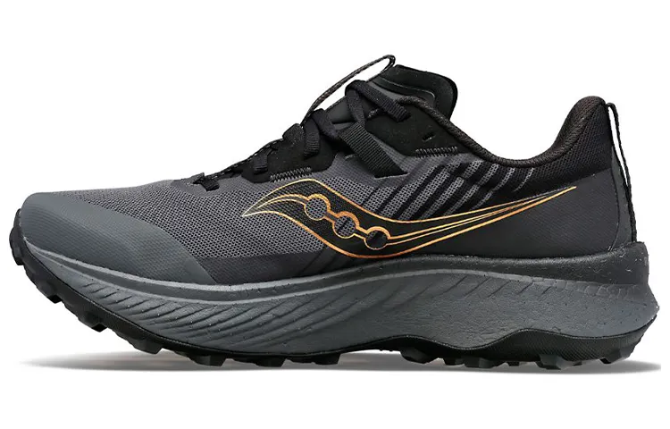 saucony Endorphin Edge Black Goldstruck