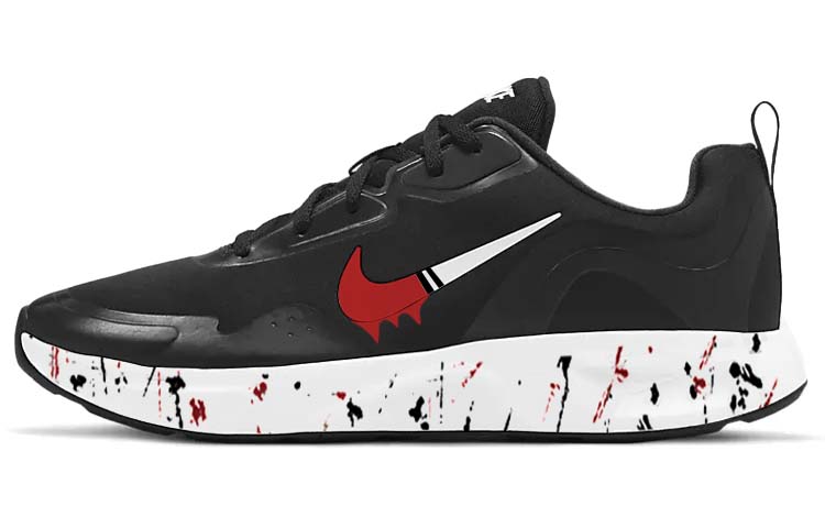 Nike Wearallday Fabric Cushioning Slip Resistant Abrasion Resistant Lightweight Low top Marathon Running Shoes Men's