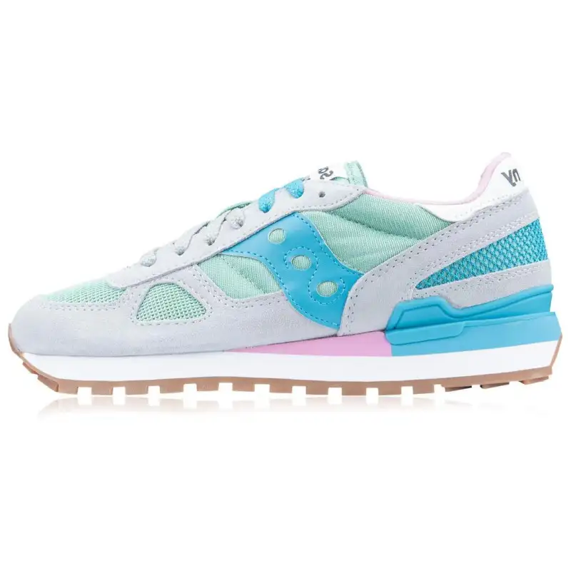 saucony Women's Shadow Original 'Grey Turquoise'