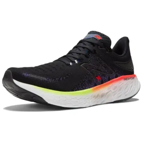 New Balance 1080 Comfortable Fabric Mid top Running Shoes Women's Black Green