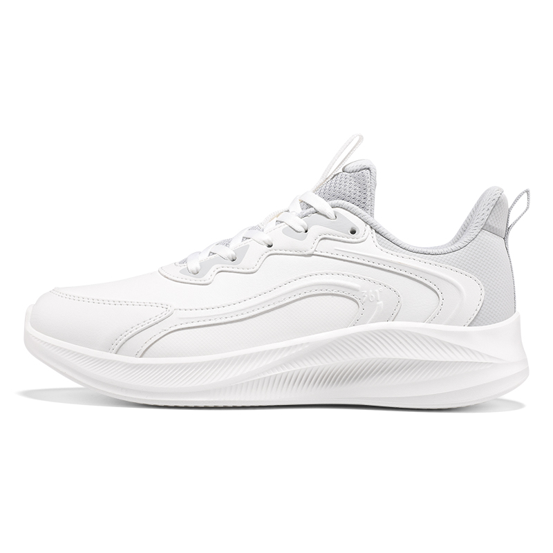 361° Yunshu Slip Resistant Abrasion Resistant Low top Running Shoes Women’s White Gray