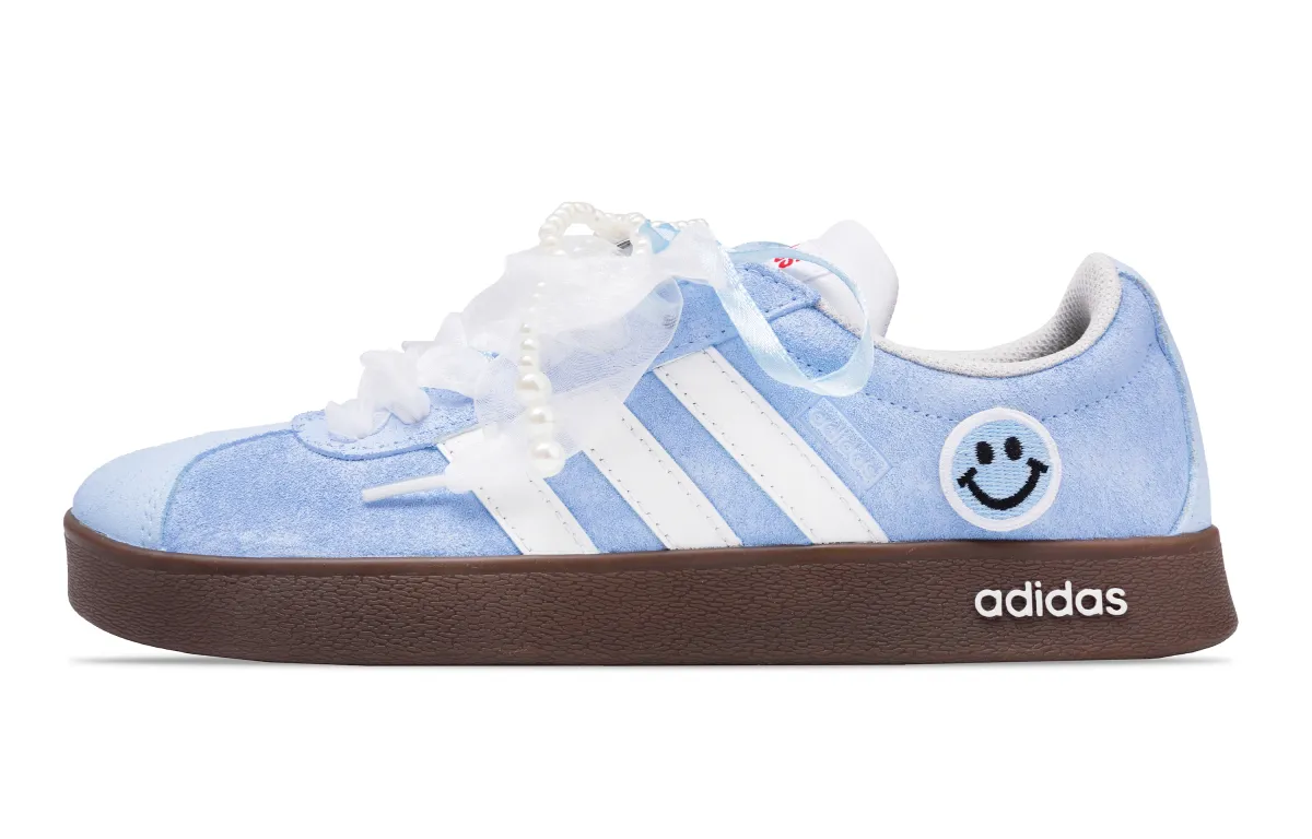 Adidas VL COURT 2.0 The Sky Is Full Of Shadows Slip Resistant Abrasion Resistant Low top Skateboard Shoes Unisex