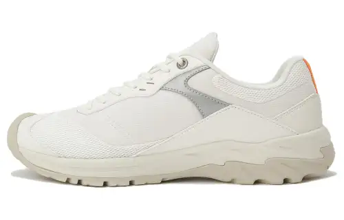 DESCENTE URBAN SURVIVAL Comfortable Slip Resistant Abrasion Resistant Low top Casual Shoes Unisex White Beige