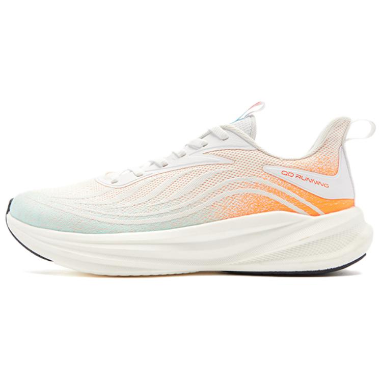 QIAODAN Cushioning Breathable Lightweight Low top Casual Running Shoes Men’s Jordan White Bay Blue