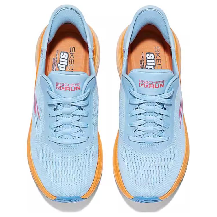 Skechers Max Cushioning Elite 2.0 Cushioning Low top Running Shoes Women’s Blue Orange