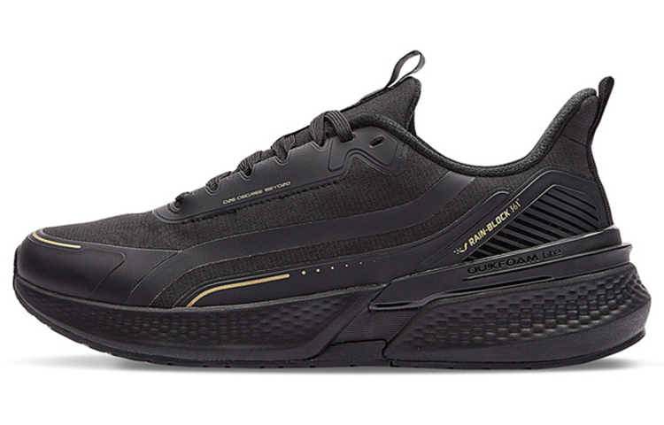361° Rain Screen Cushioning Low top Running Shoes Men’s Obsidian Black