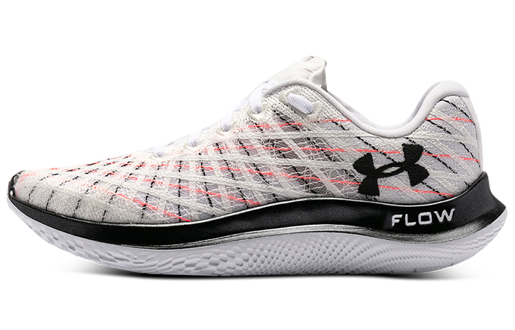 Under Armour Flow Velociti Wind CN trendy comfortable fashionable lightweight fabric low-top training running shoes women's white