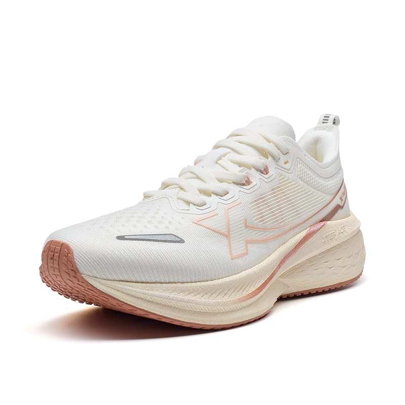 XTEP 5 Speed 2.0 Cushioning Low top Running Shoes Women’s Sail White/Oil Gray Pink