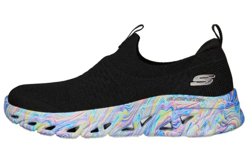 Skechers Glide Step Casual Shoes Women's Low Top Black