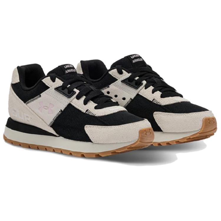 Under Armour Essential Slip Resistant Abrasion Resistant Low top Casual Running Shoes Women’s Beige Black