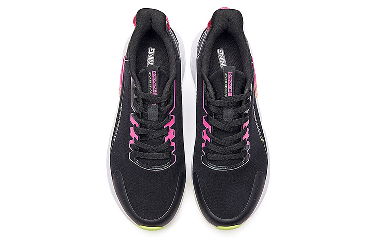361° Mesh Cushioning Breathable Lightweight Low top Running Shoes Women’s Black White