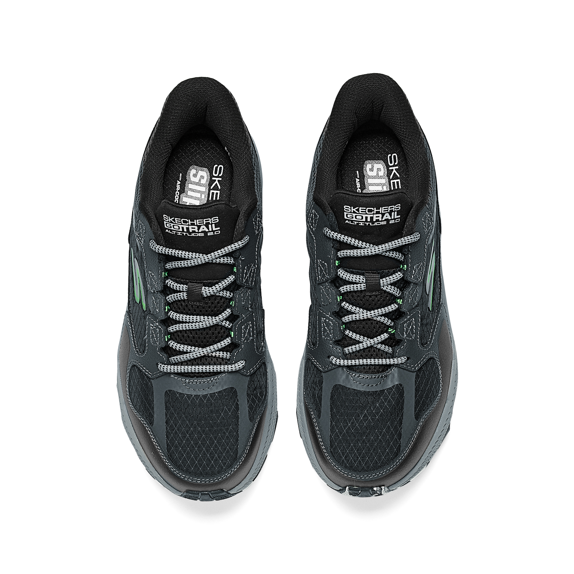 Skechers GO RUN Trail Altitude 2.0 Low top Running Shoes Men’s Black Gray