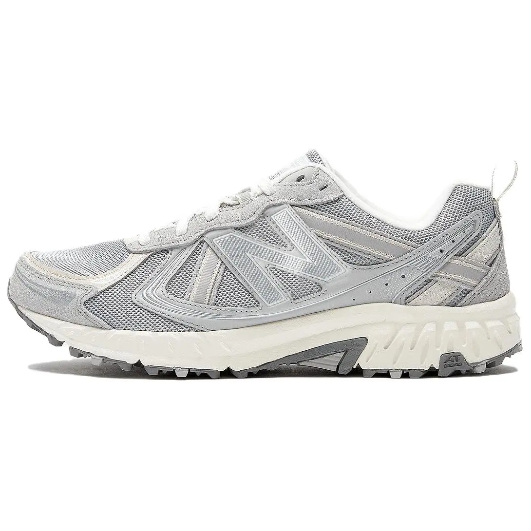 New Balance NB 410 V5 Abrasion Resistant Low top Running Shoes Unisex Silver Gray
