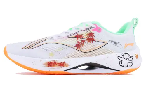 Li Ning Super Light 21 Cushioning Abrasion Resistant Breathable Low top Running Shoes Men's White