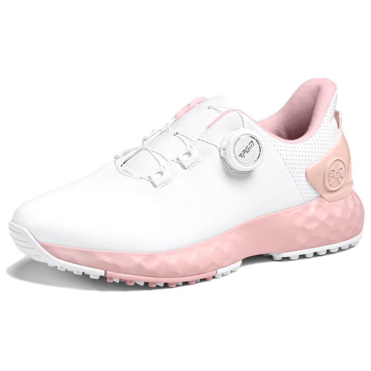 PGM Comfortable And Trendy Slip Resistant Abrasion Resistant Low top Golf Shoes Women’s White Pink