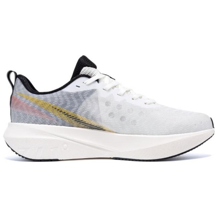 361° Abrasion Resistant Rebound Breathable Low top Sprint Running Shoes Men’s White Black Yellow