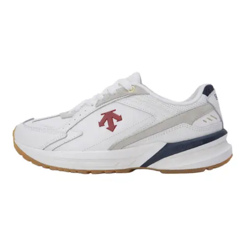 DESCENTE Cron Hyper Comfortable Low top City Commuting Running Shoes Unisex White