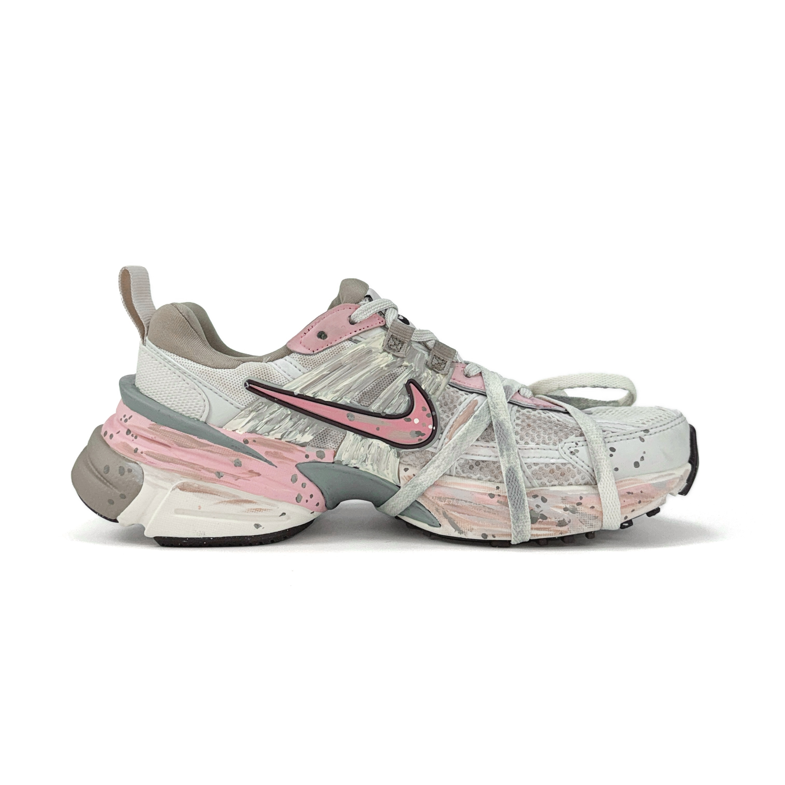 Nike V2K Run Slip Resistant Abrasion Resistant Slip Resistant Abrasion Resistant Low top Running Shoes Women’s