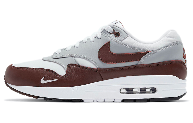 Мужские кроссовки Nike Air Max 1 Mystic Dates (серо-коричневые)