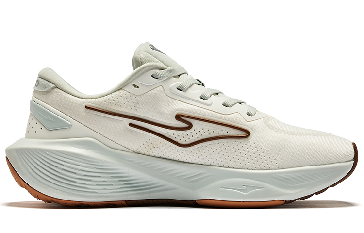 Erke Qidan 5.0 Running Shoes Women’s Low Top Microcrystal White Light Gray Green