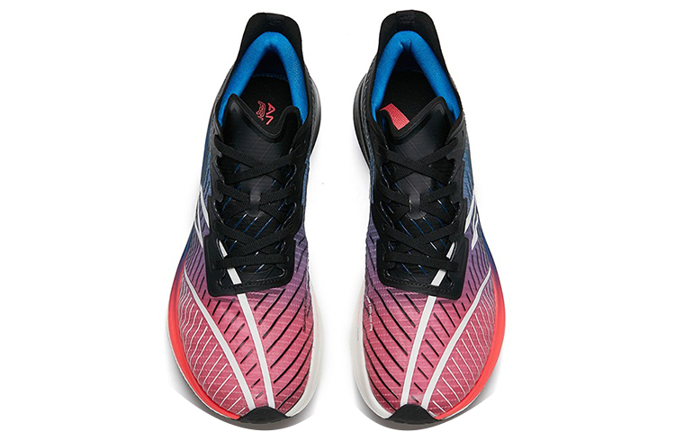 ANTA C202 GT Running Shoes Men’s Low Top Anta Black/Neon Pink/Soaring Blue