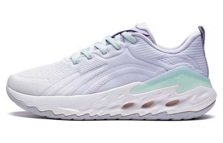 Li Ning Yuedong 1.0 Comfortable Abrasion Resistant Breathable Low top Running Shoes Women’s White Purple
