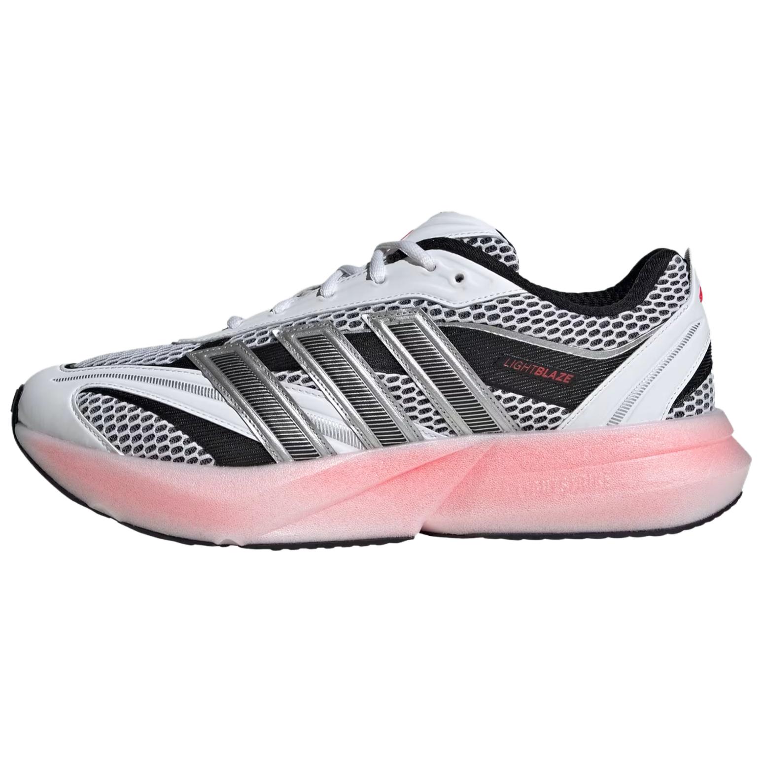 Adidas LIGHTBLAZE Casual Running Shoes Men’s Black White Silver