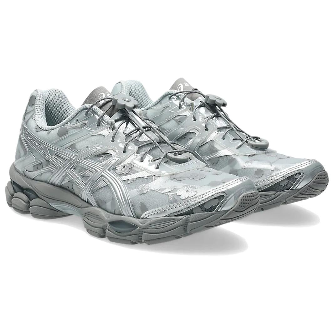 CECILIE BAHNSEN x ASICS Gel Cumulus 16 Mesh, Textile, Synthetic Leather Low top Running Shoes Women’s Gray Silver