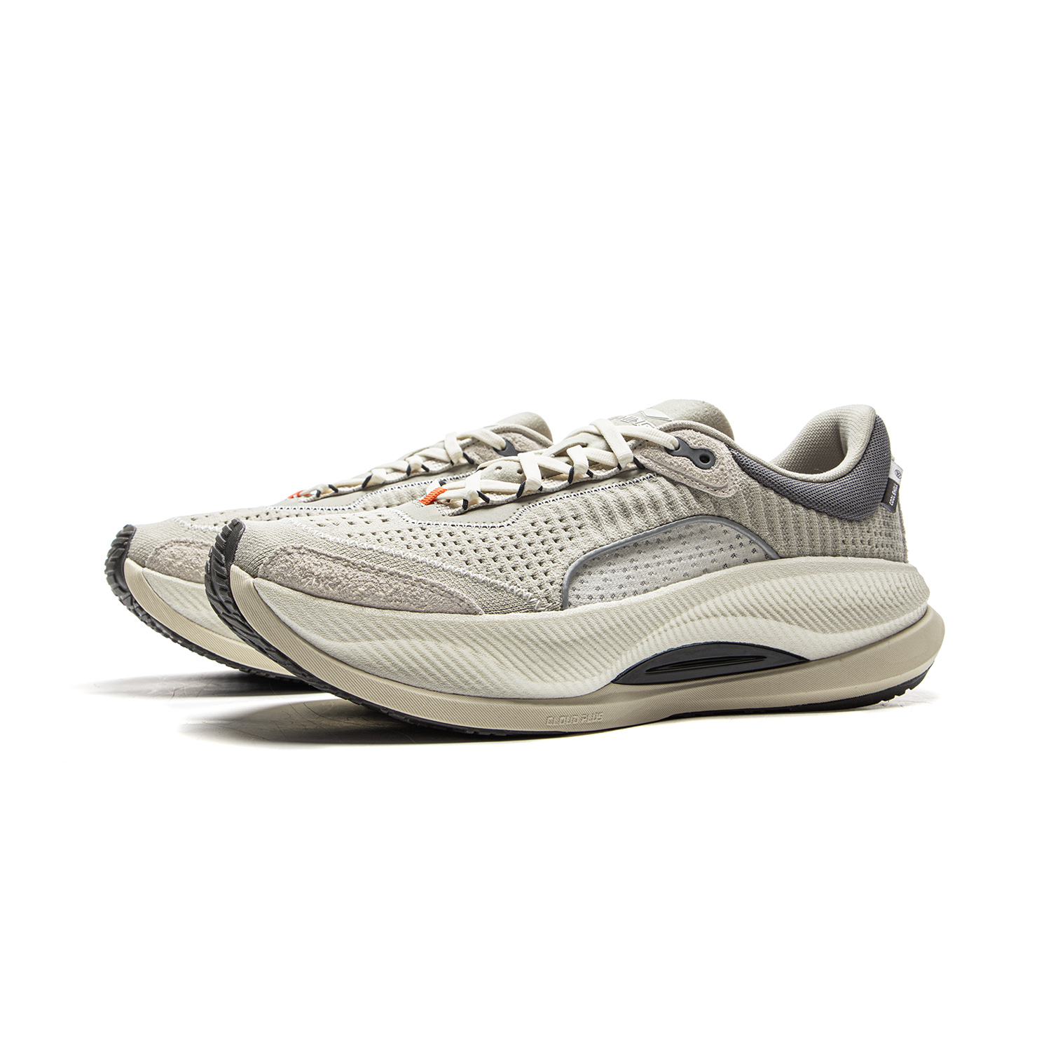 Li Ning Cushioning Reflective Rebound Low top Casual Running Shoes Men’s White Gray