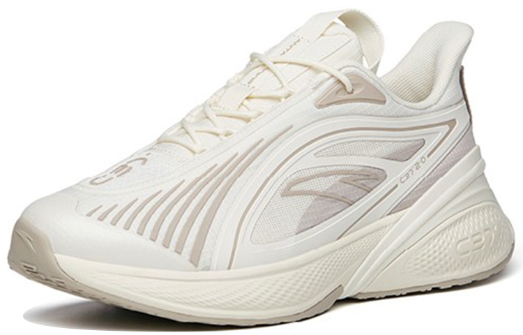 Anta C37 2.0 Comfortable Cushioning Slip Resistant Abrasion Resistant Breathable Low top Running Shoes Men’s White Gray
