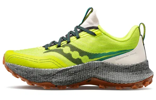 Saucony Endorphin Trail Reflect Camo Lime
