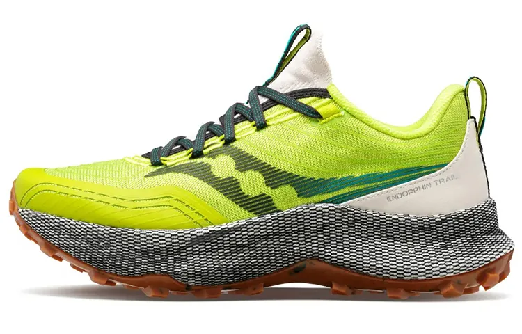Saucony Endorphin Trail Reflect Camo Lime