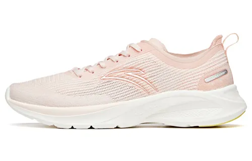 Anta Hydrogen Run III Breathable Low top Running Shoes Women's Fair Skin With Pink Undertone