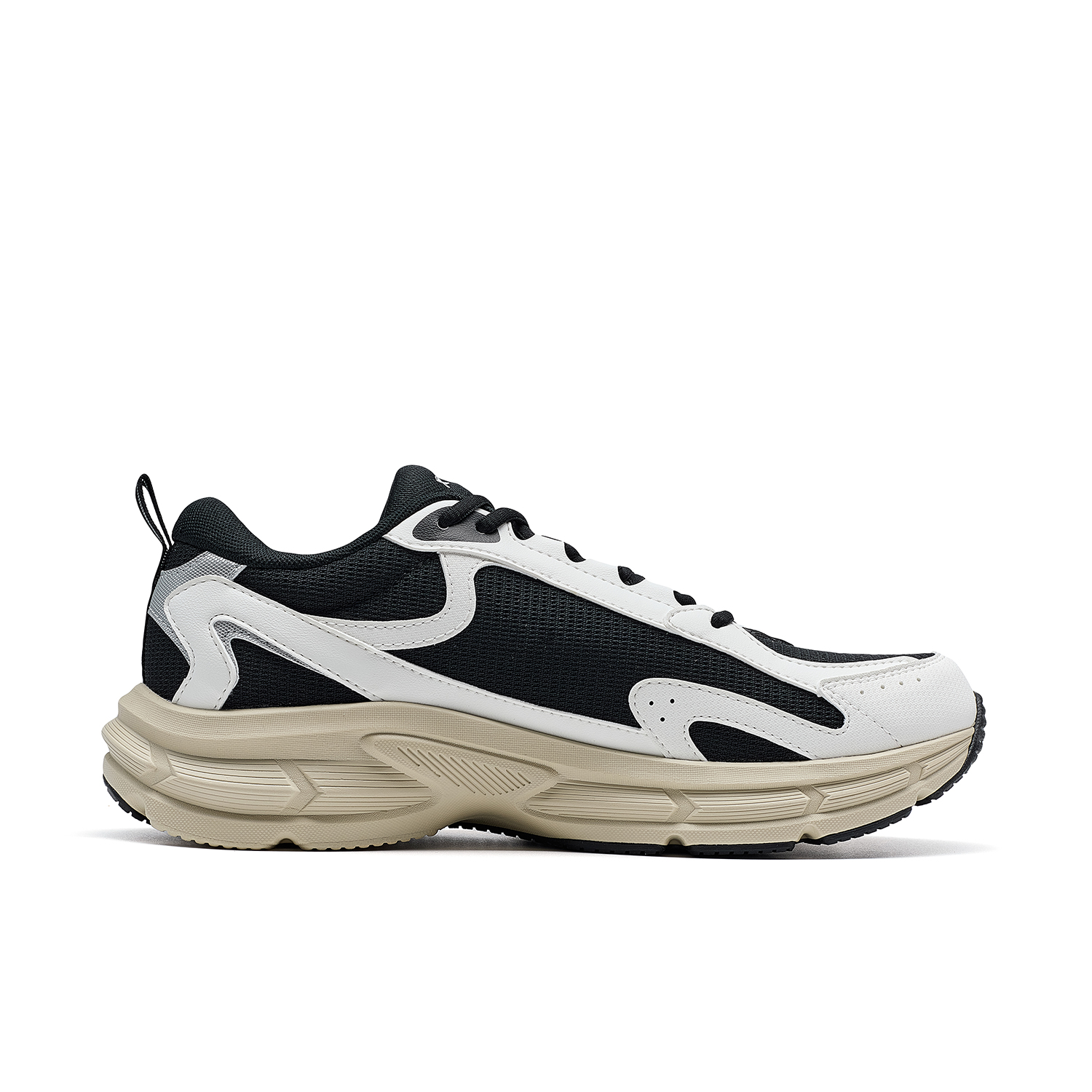 XTEP Cushioning Low top Running Shoes Men’s Canvas White/Black