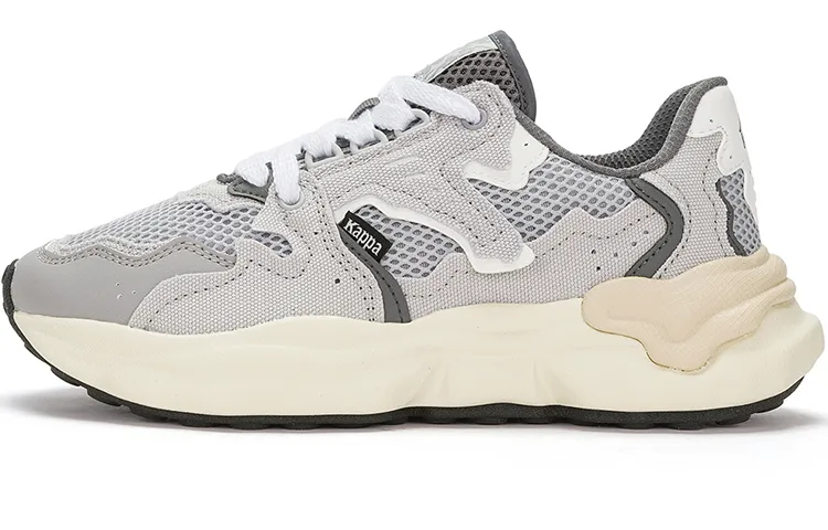 Kappa Slip Resistant, Abrasion Resistant, Breathable Low top Casual Running Shoes Unisex Gray