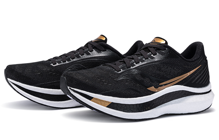 Saucony Endorphin Speed 1 Running Shoes Women’s Low Top Black Copper Gold
