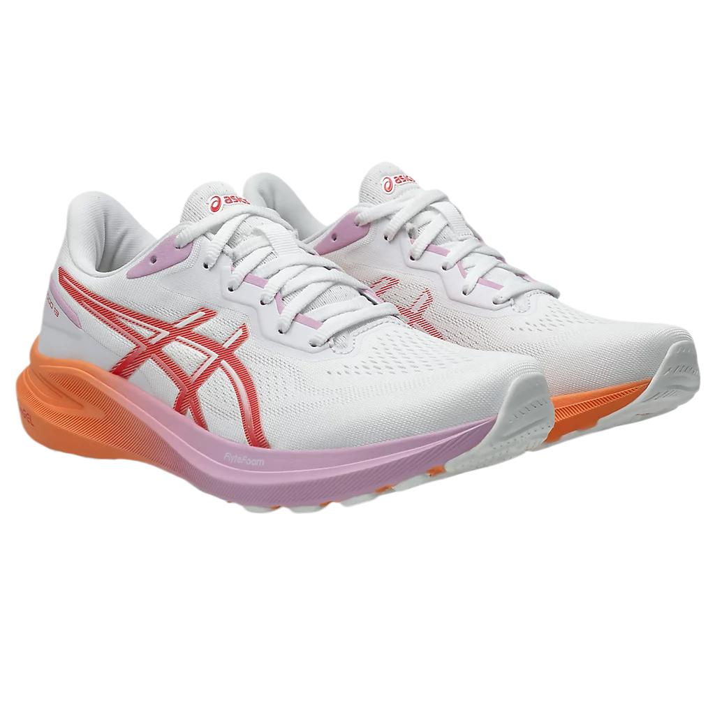 ASICS GT 1000 13 White Coral Reef Women’s