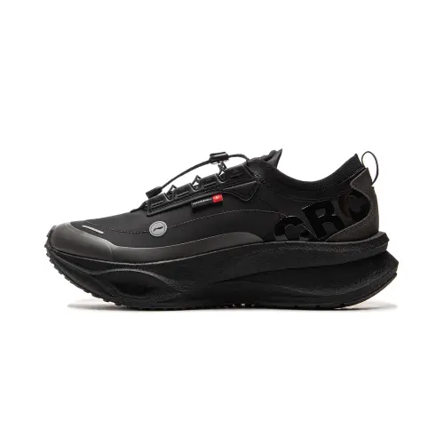 Li Ning Cushioning Low top Running Shoes Unisex Black